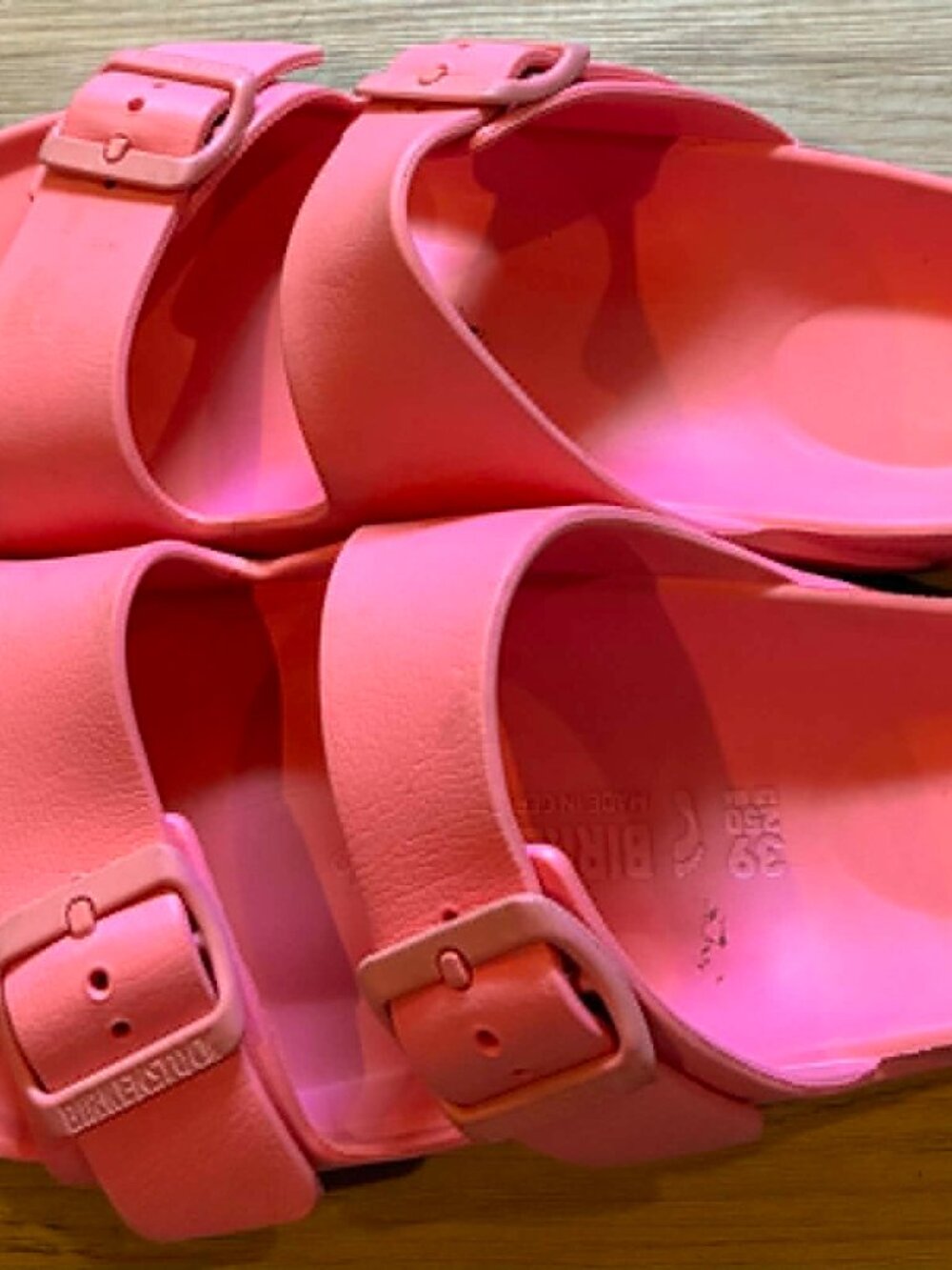 Birkenstock Arizona Essentials EVA Candy Pink Women Sandals Size 8 EU 39 - Picture 4 of 5